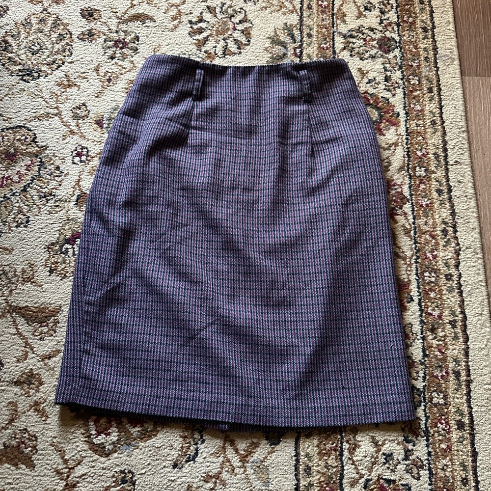 Maggie Lawrence Plaid Pencil Skirt